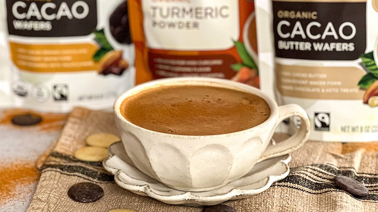 Turmeric Hot Chocolate Recipe | Navitas Organics