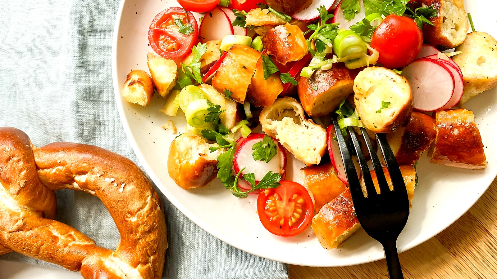Image of Retter-Rezept: Brezelsalat
