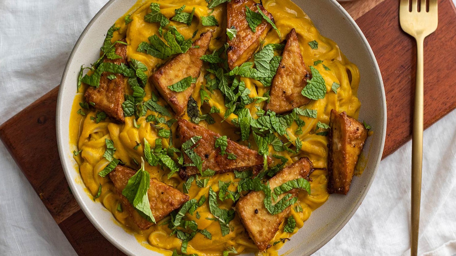 Image of Curried Butternut Squash Noodles | Vegan