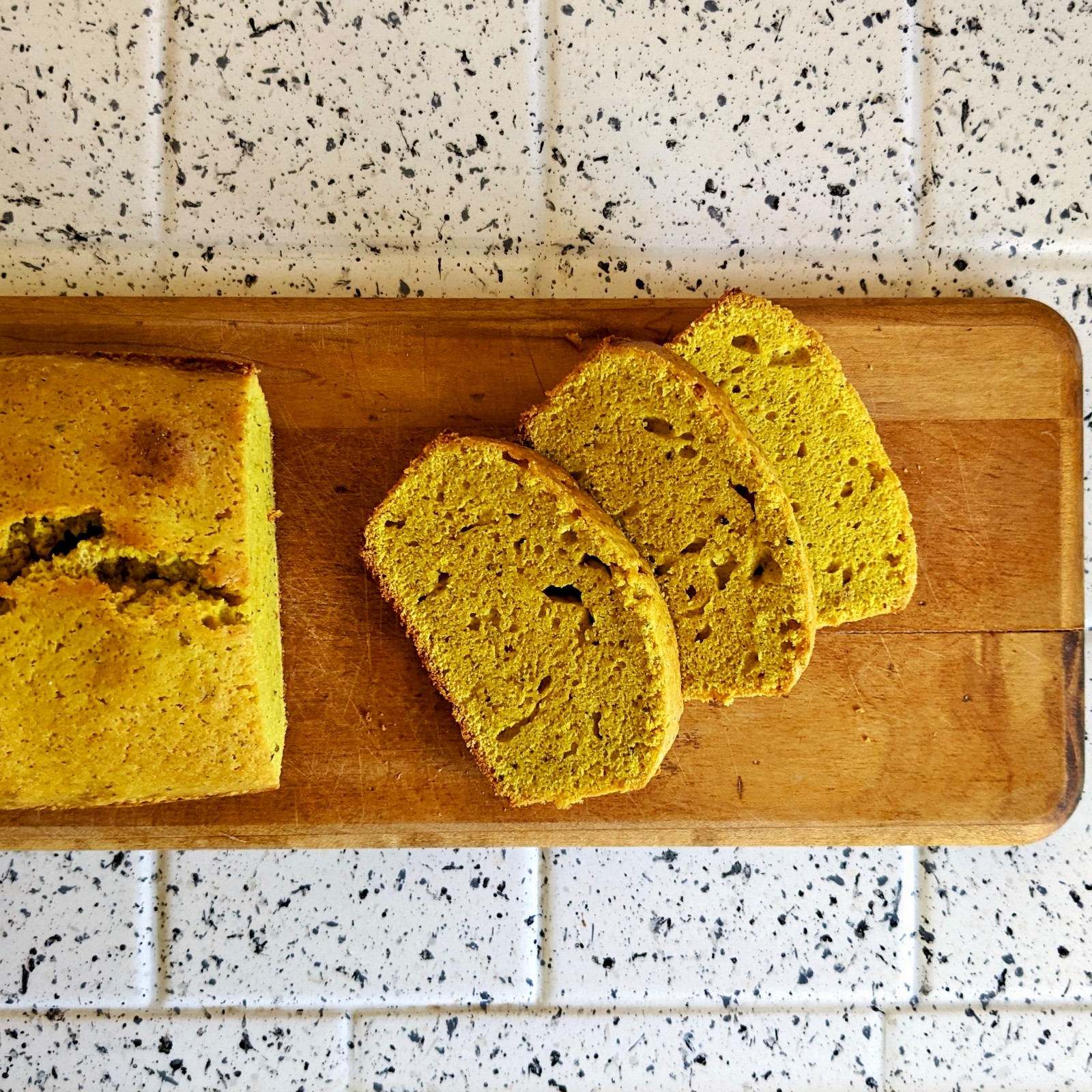 Image of Turmeric-Ginger Quarte-Quarts (Pound Cake)