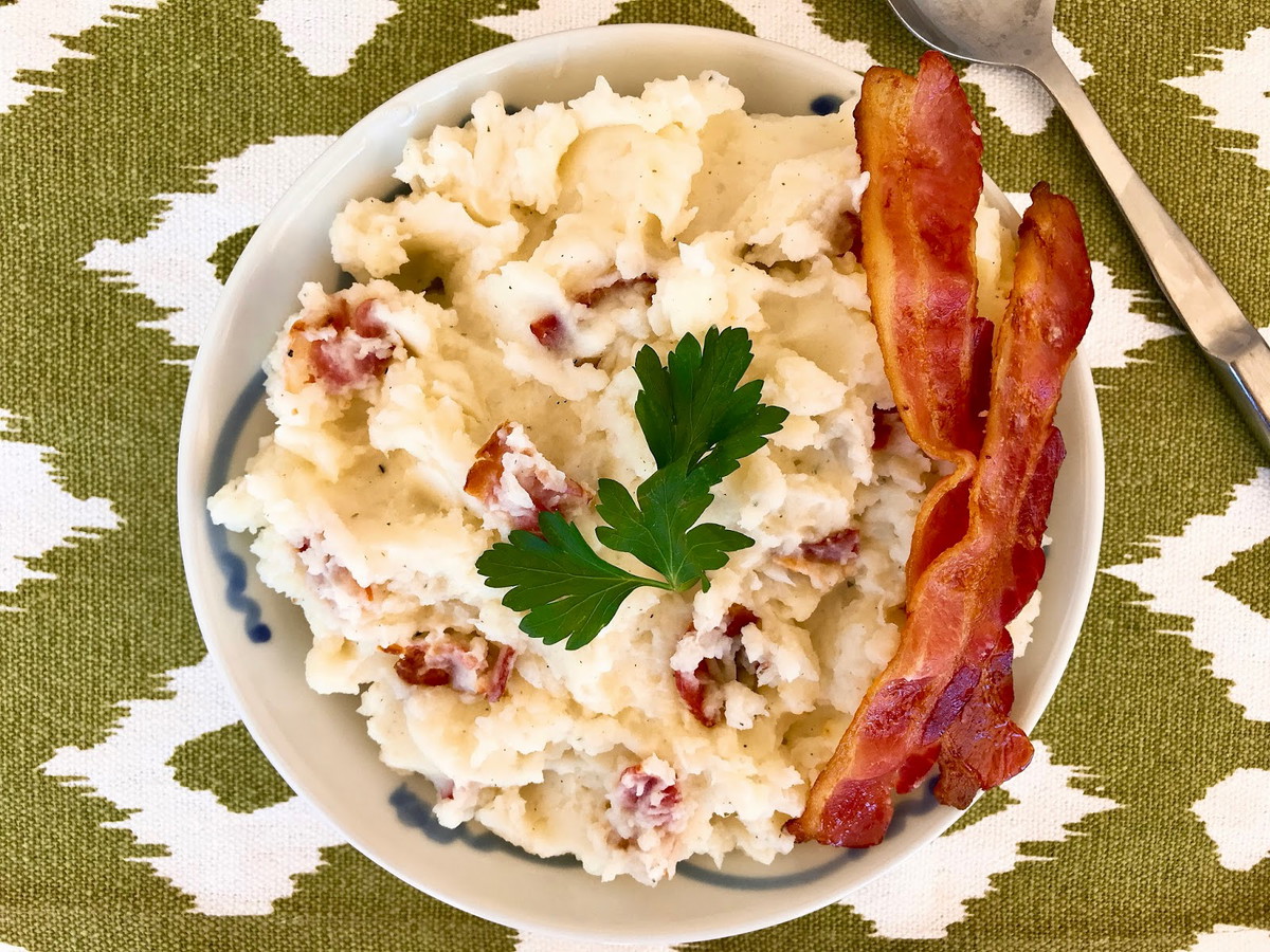 Kitcheneez Bacon Ranch Mashed Potatoes
