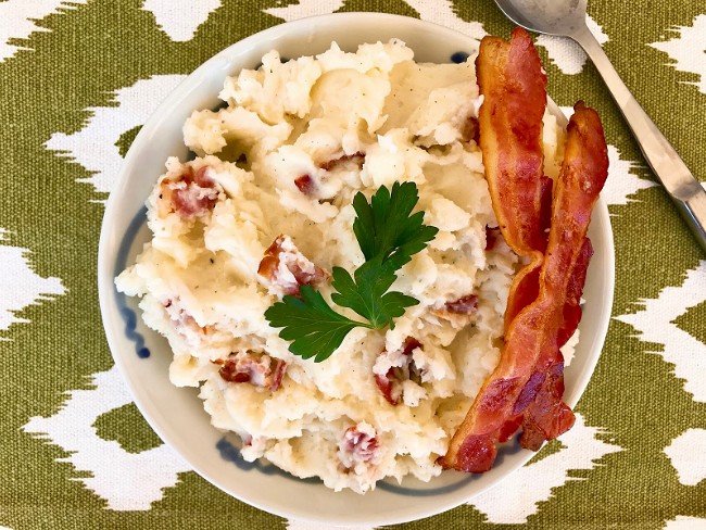 Kitcheneez Bacon Ranch Mashed Potatoes