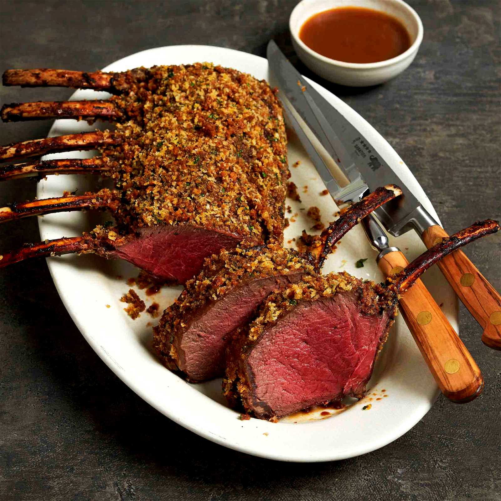 Image of Rack of Venison with Rosemary Ginger & Maple Crust