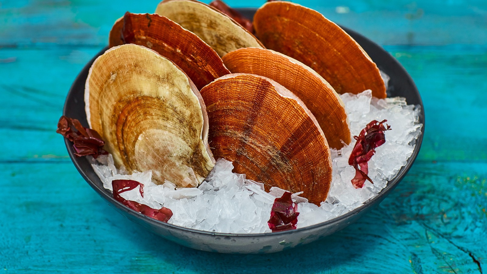 Image of Crudo  de Pétoncles,  Fraises & Hibiscus