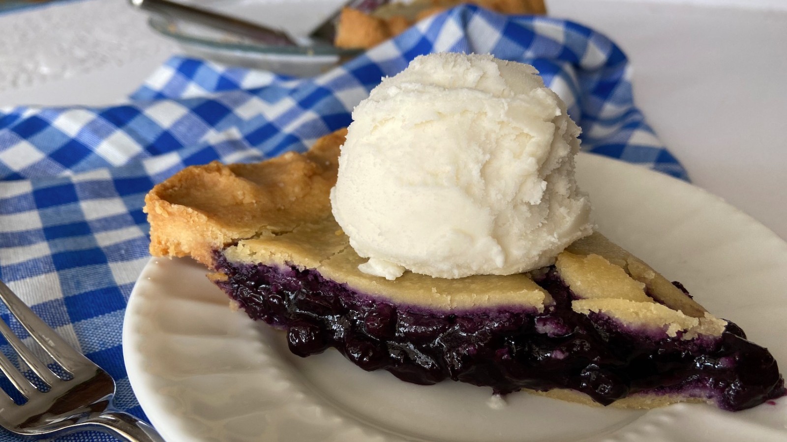 Image of Blueberry Lattice Pie