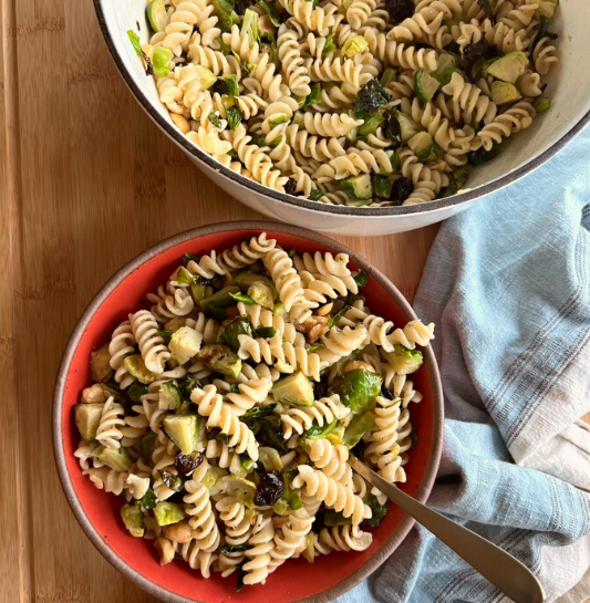 Image of Rotini with Roasted Brussels Sprouts
