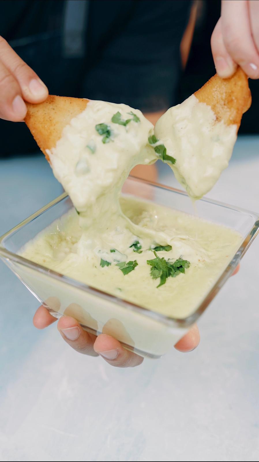 Image of South Asian Queso With Crispy Naan