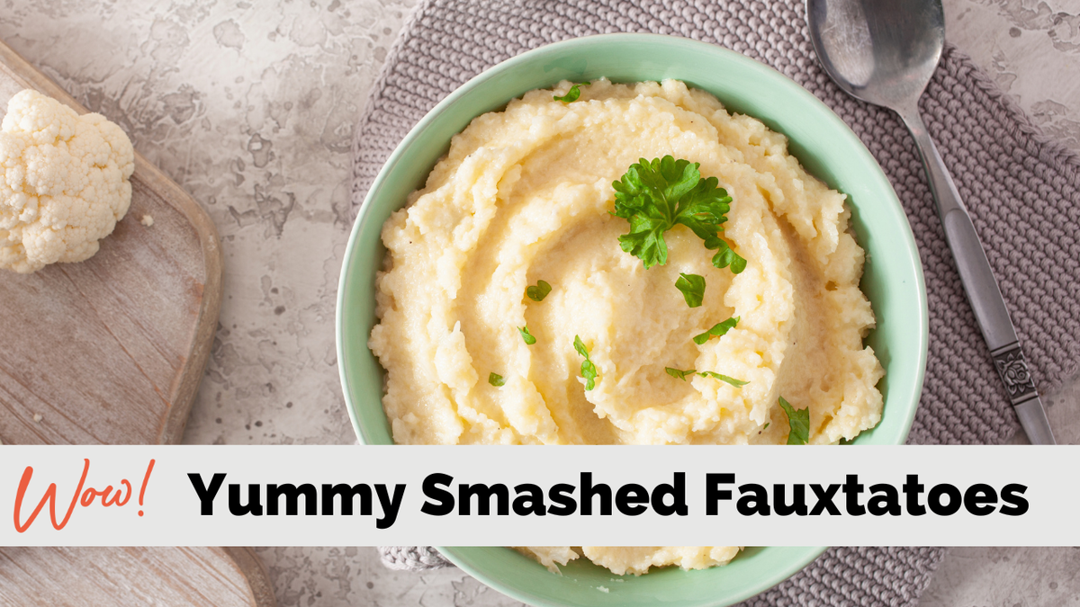 Creamy Mashed Fauxtatoes- a Lean and Green Recipe
