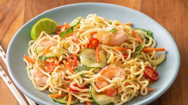 Image of Asian Noodle Salad with Coconut Lime Dressing