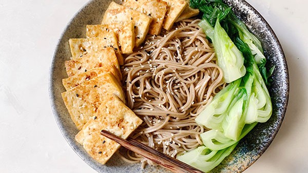 Image of Soba Noodles with Seasoned Tofu