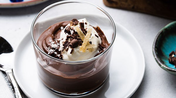 Image of Ginger Chocolate Coconut Pudding