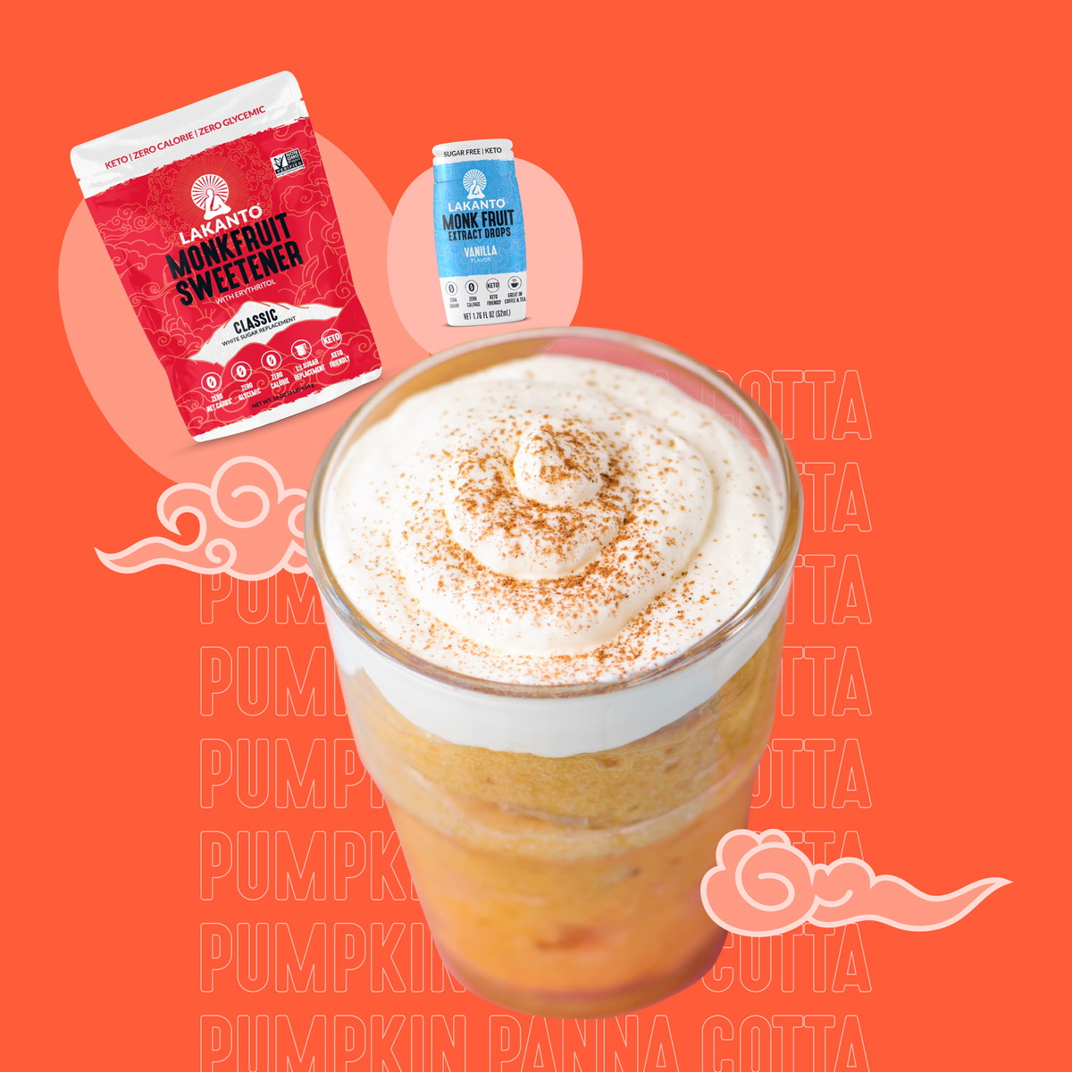 Sugar-Free Pumpkin Panna Cotta 