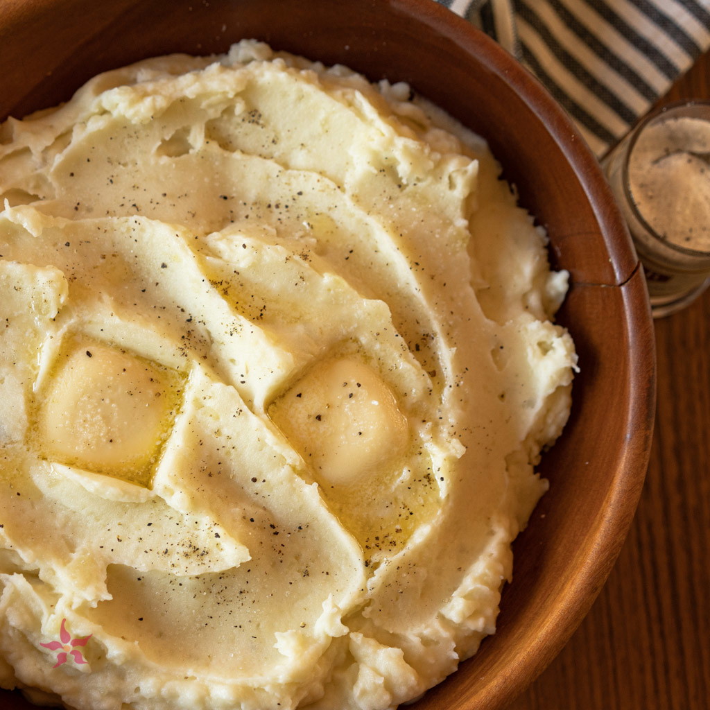 Mashed Potatoes, Salted 3 Ways