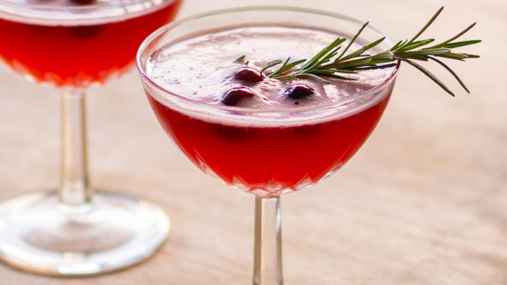 Image of Cranberry Shrub Cocktail