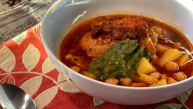 Image of Chicken and Chickpea Stew 