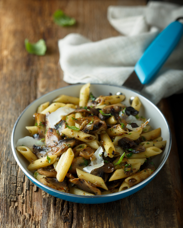 Image of Forager's Mushroom Stroganoff with Herby Parmesan Noodles