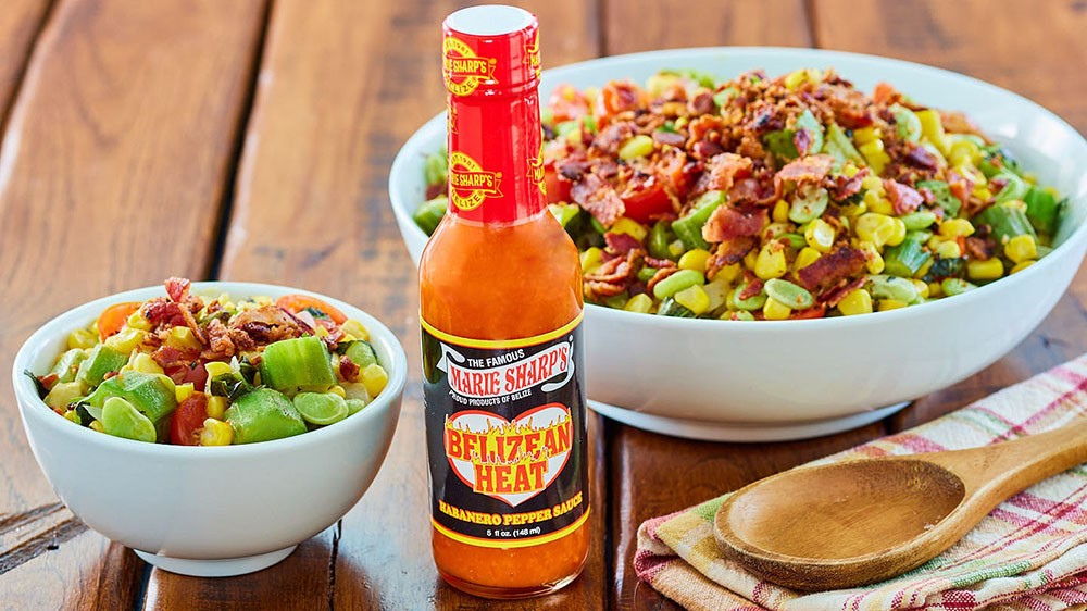 Image of Belizean Succotash with Okra