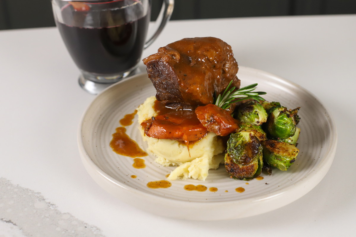 Mulled Wine Braised Short Ribs