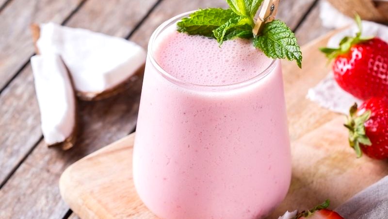 Image of Strawberry Rose Lassi