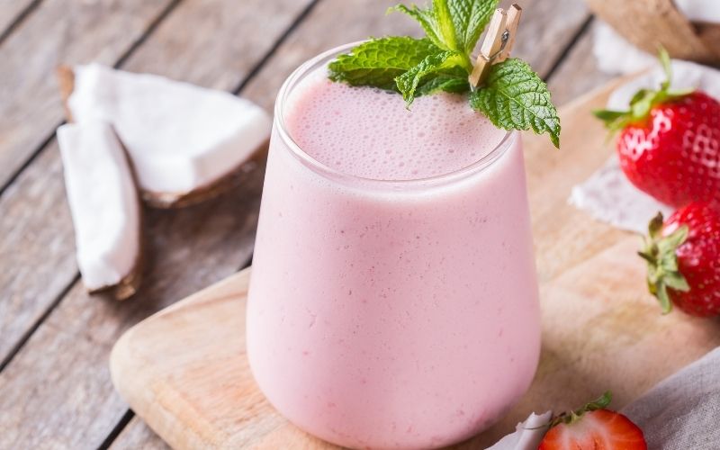 Strawberry Rose Lassi
