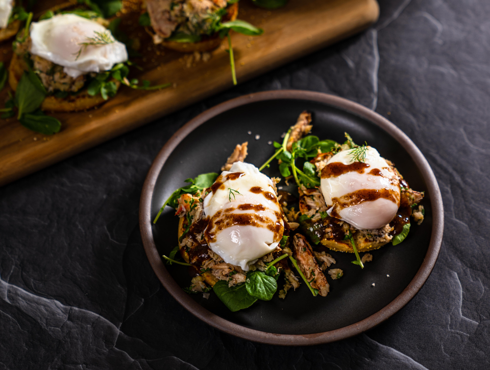 Fireshire Crab Benedict