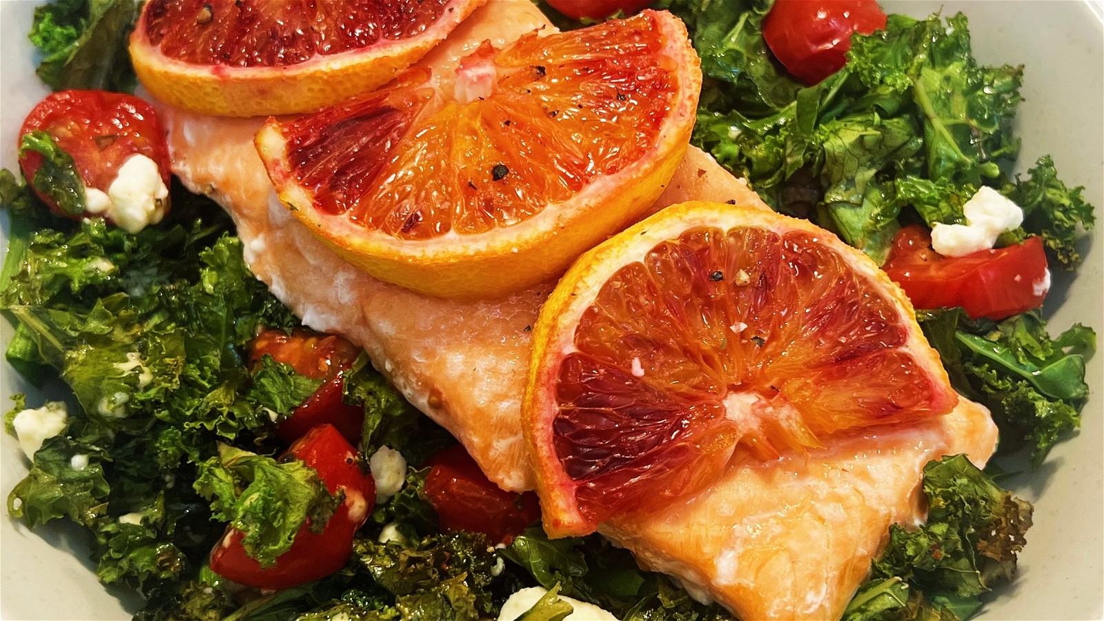 Image of Citrus Salmon Winter Salad