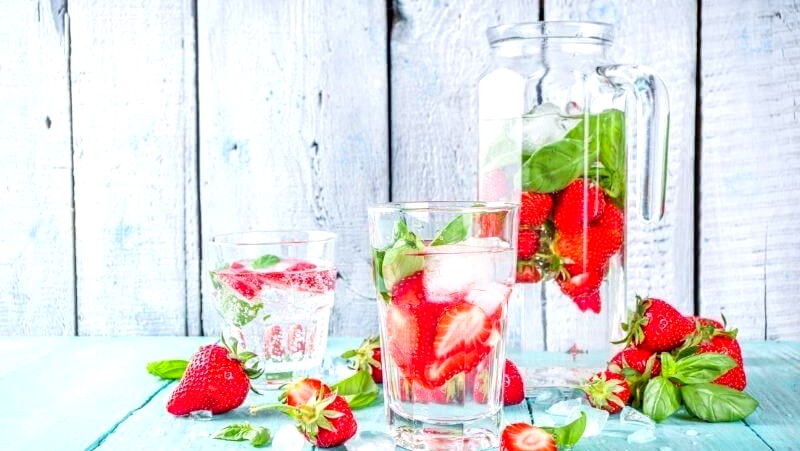 Image of Strawberry Basil Water