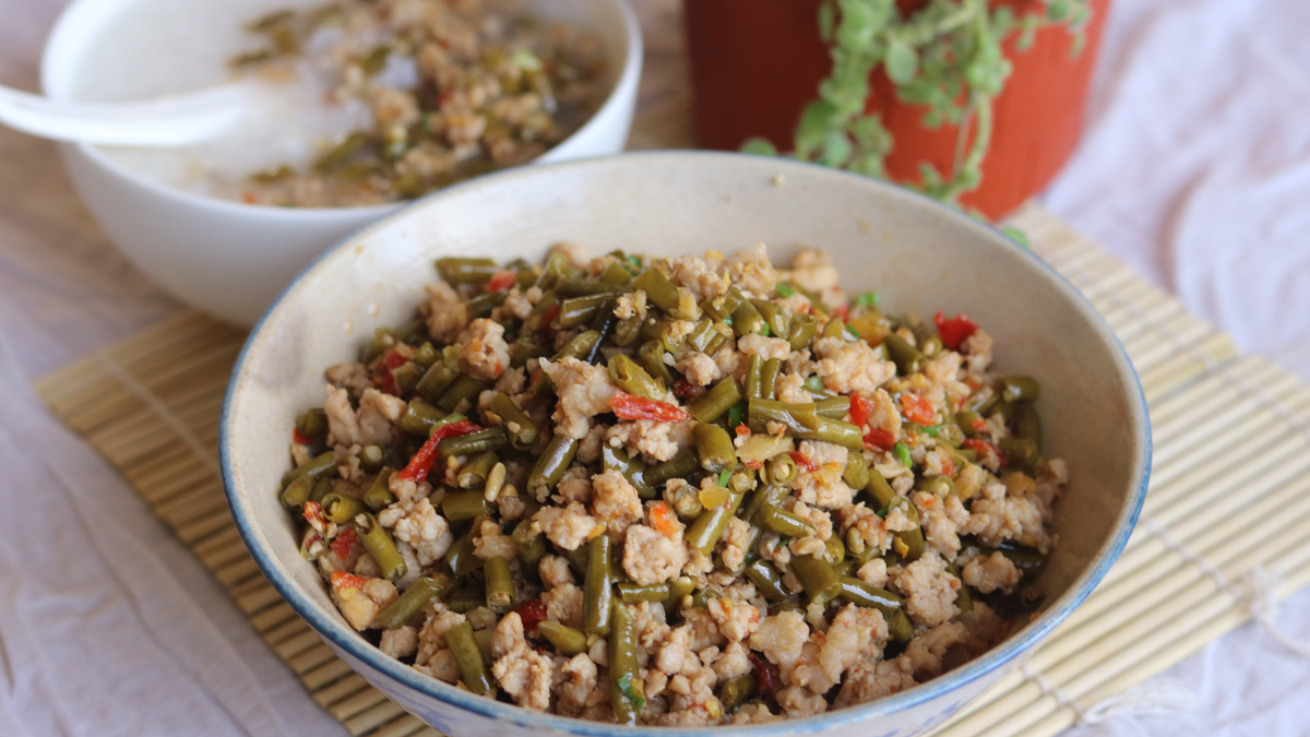 Ground Pork Stir Fry