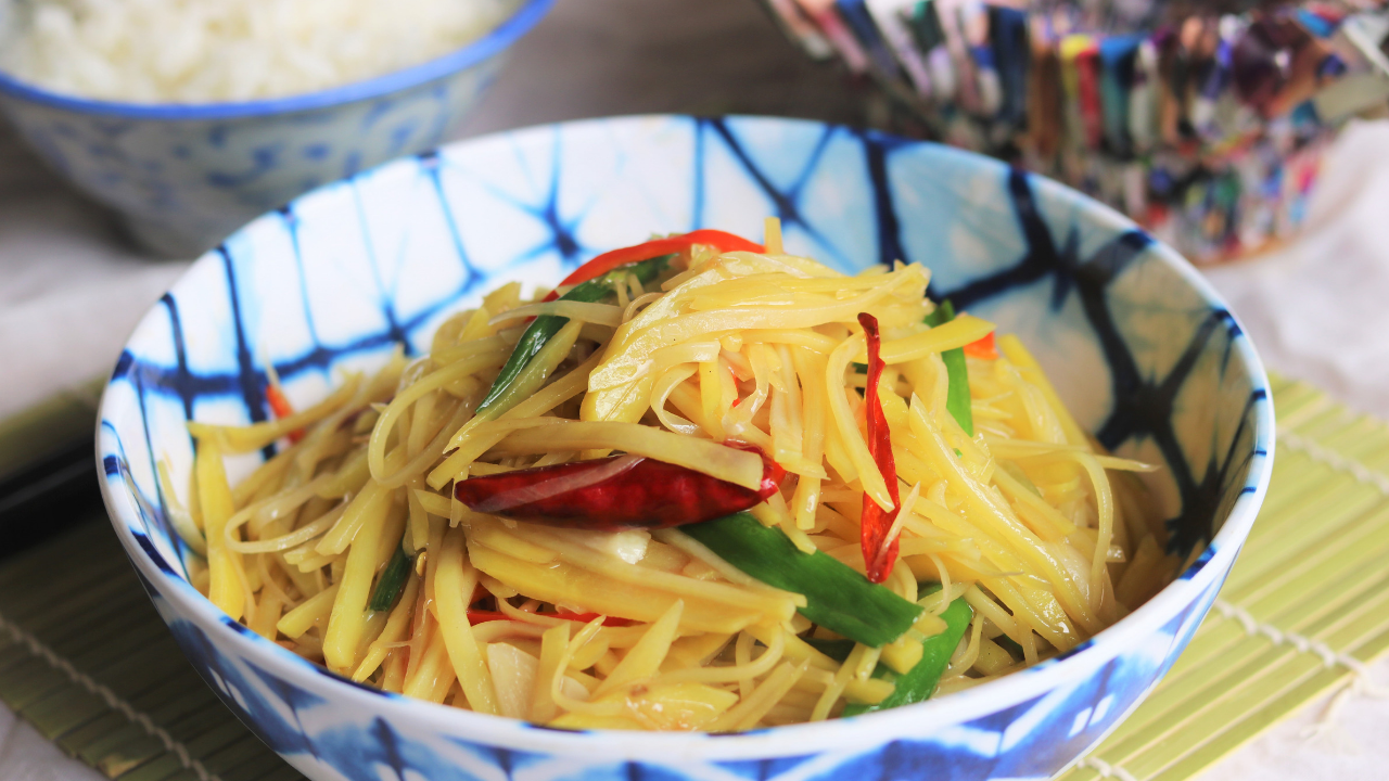 Image of Hot and Sour Shredded Potatoes