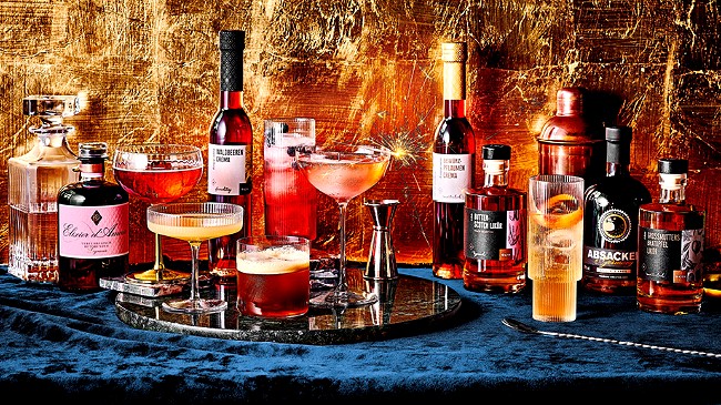 Image of Winter-Cocktail mit Whisky und Bratapfellikör Rezept