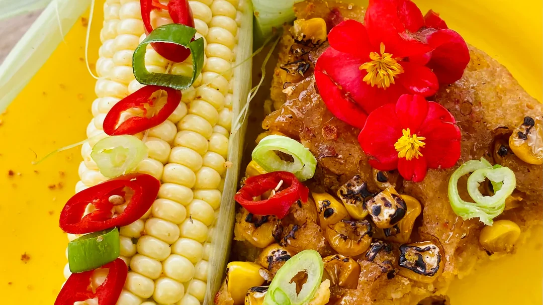 Image of Burnt Butter Honey Chilli Corn Bread