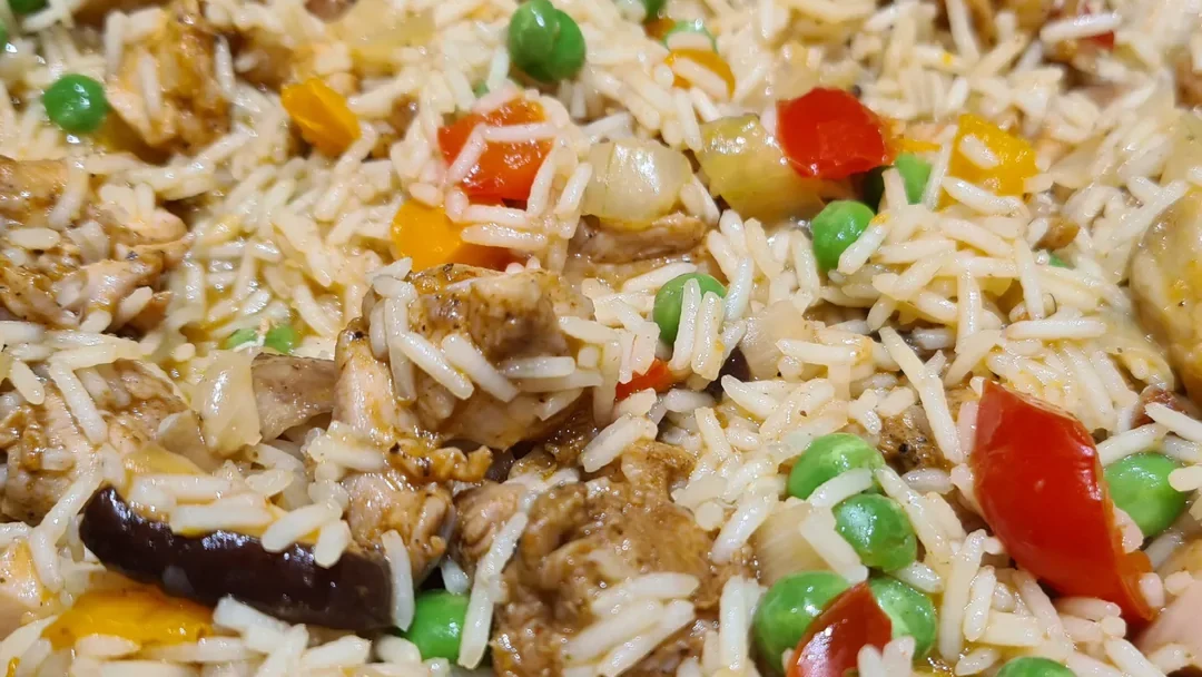 Image of Cajun Chicken with Rice & Peas