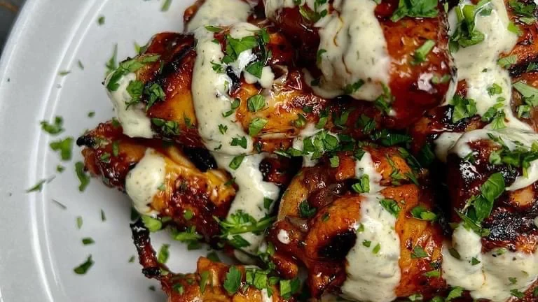 Image of Orange & Cajun Spiced BBQ Chicken Wings