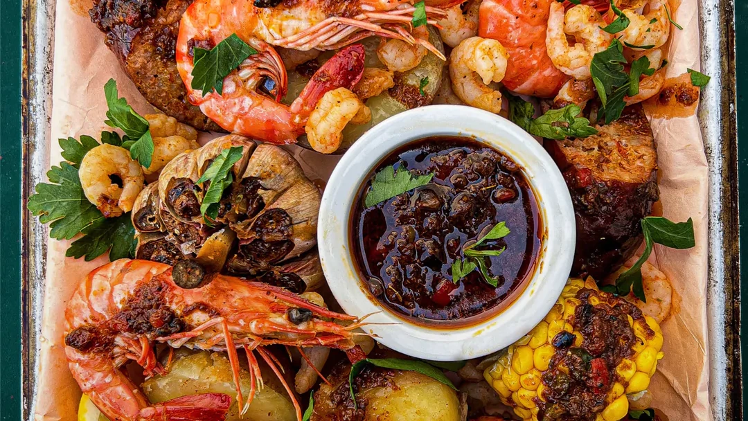 Image of Cajun Shrimp Boil Sharing Platter