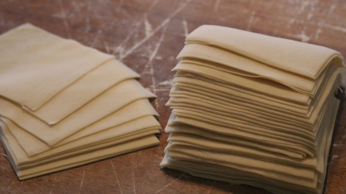 Easy Wonton and Dumpling Wrappers