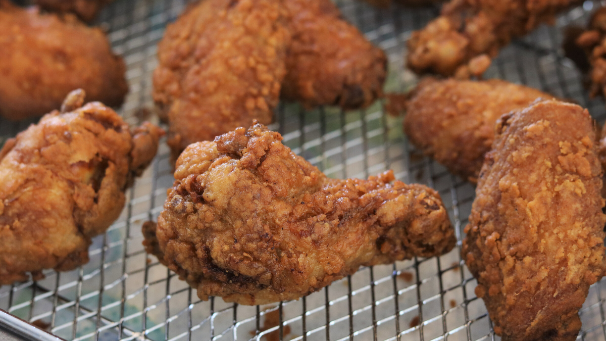 Crunchy Fried Chicken w/ Salt and Pepper Seasoning