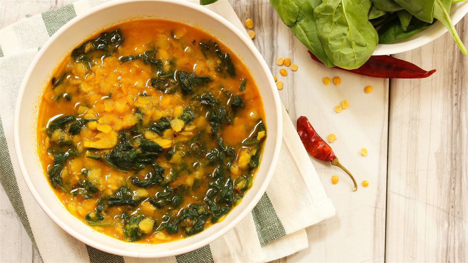 Image of Yellow Dal with Spinach