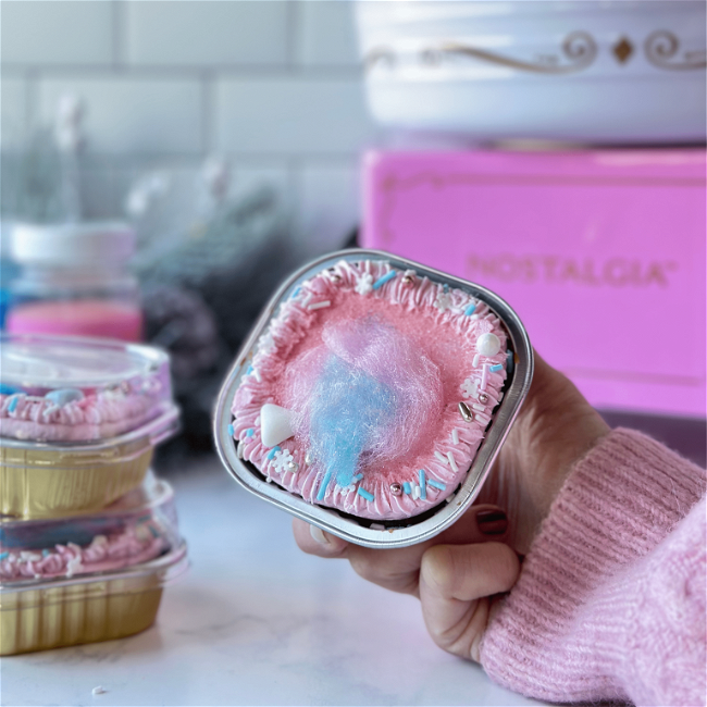 Image of MINI COTTON CANDY COOKIE CAKES 