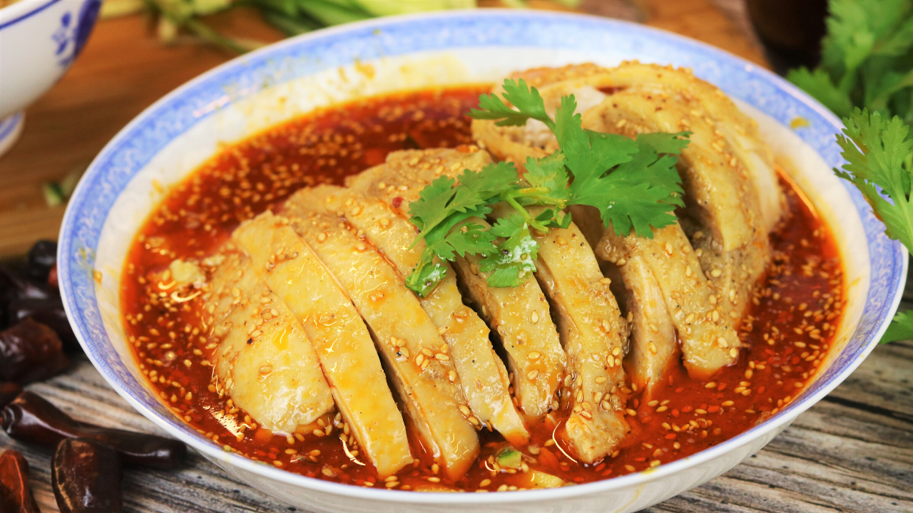 Image of Mouthwatering Sichuan Chicken Recipe (Kou Shui JI)