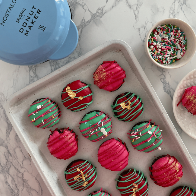 Image of CARAMEL STUFFED BROWNIE BITES