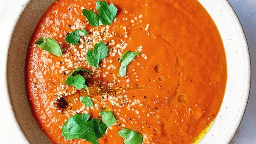 Image of Balsamic roasted tomato soup
