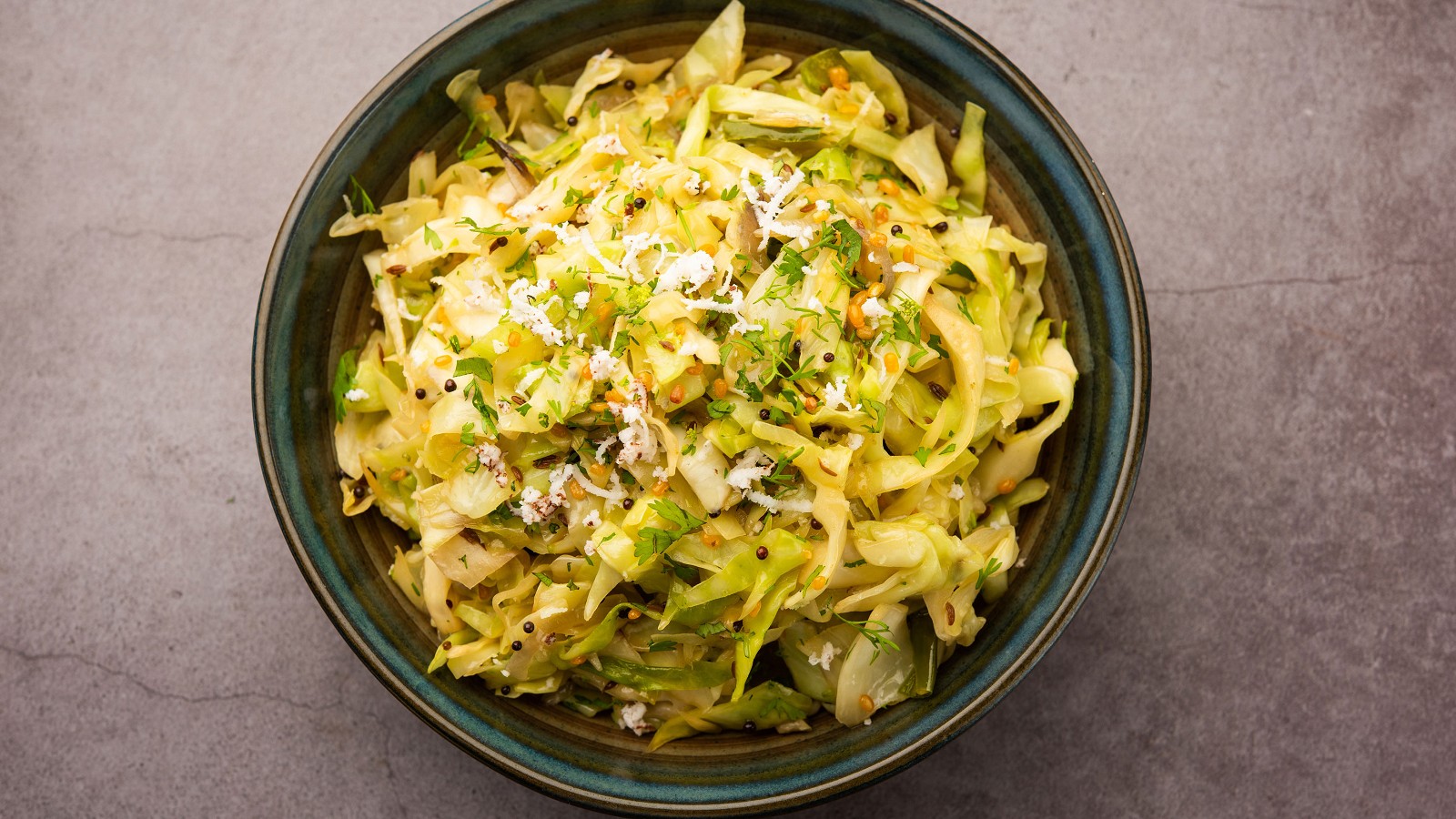 Image of Spicy Cabbage Shaak/Sabzi 