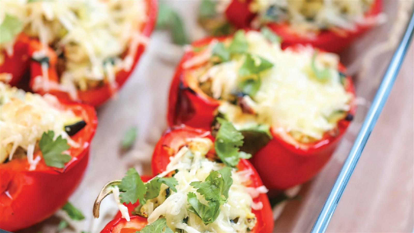 Image of Egg & Turkey Stuffed Capsicum