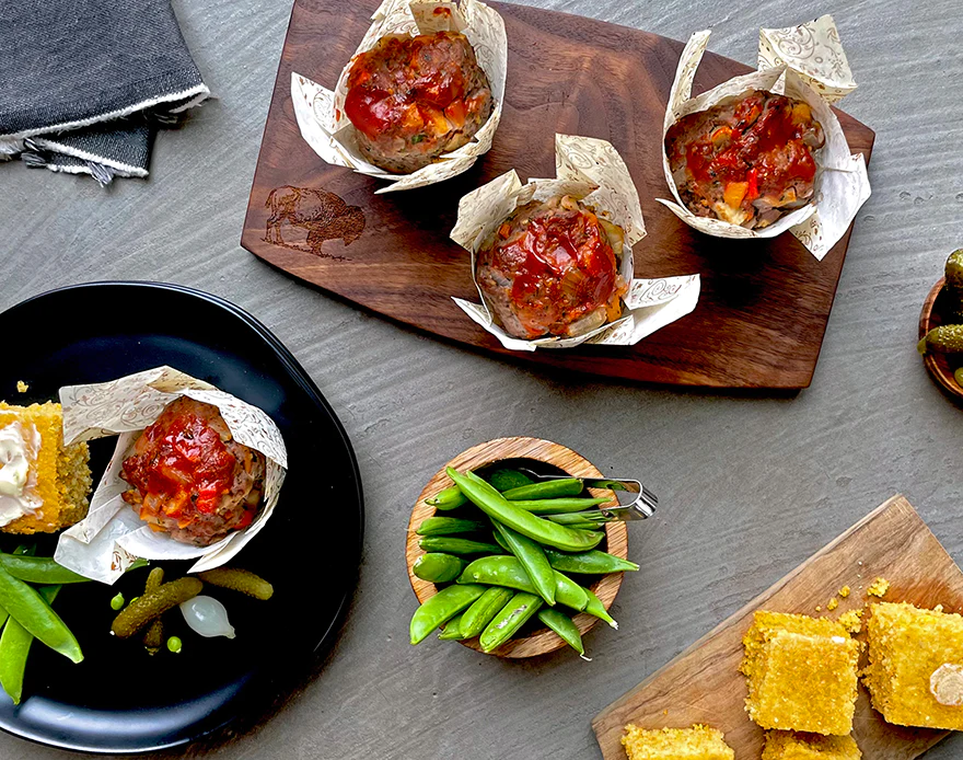 Bison & Vegetable Meatloaf