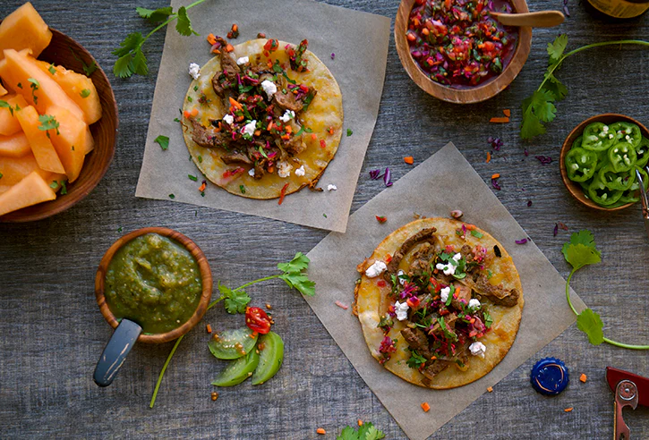 Buffalo Liver Tacos