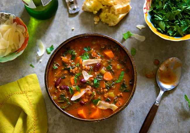 Image of Buffalo Minestrone Soup