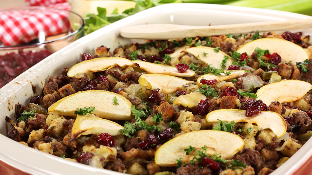 Image of Sage Stuffing with Cranberries and Pecans