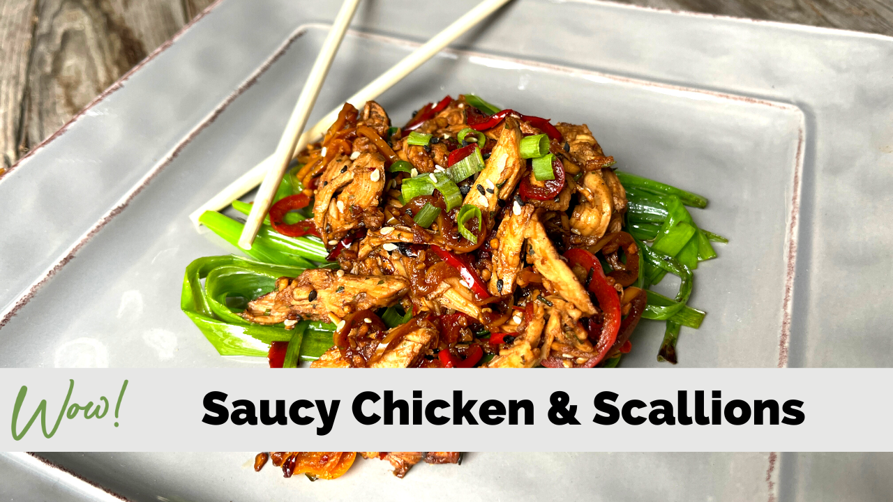 Image of Saucy Chicken and Scallions