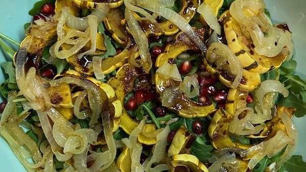 Image of Roasted Squash and Green Salad