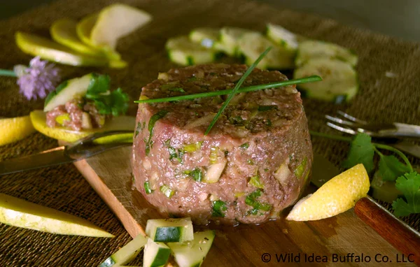 Image of Rinse the Ground Sirloin under cold water and wrap with a...